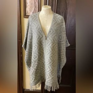 Joie poncho jacket gray M/L